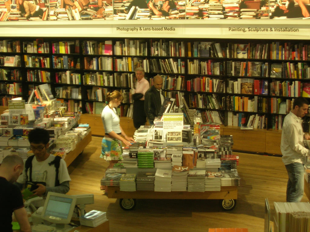 Browsing the Tate Bookshop