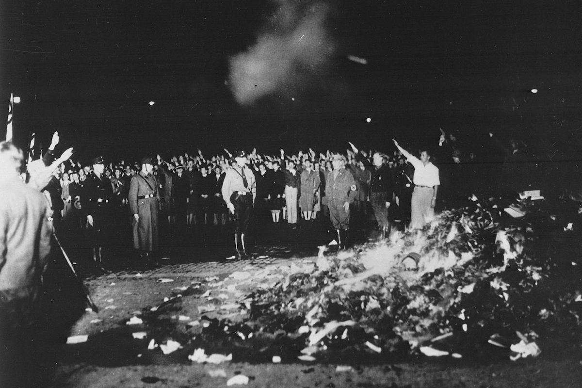 Book Burning at Midnight, May 10th, 1933